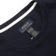 ݥ ե  ĹµT  POLO RALPH LAUREN ޥT åե T FOLDED WAFFLE LONG SLEEVE CREE TEE T-SHIRT PWLC2 CRUISE NAVY / WHITE LOGO