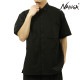 �ʥ� ��� Ⱦµ����� ��������Ź NANGA �ɥåȥ��� �ܥ�������� DotAir COMFY SHORT SLEEVE SHIRT P.BLK PURE BLACK NW2411-1E900