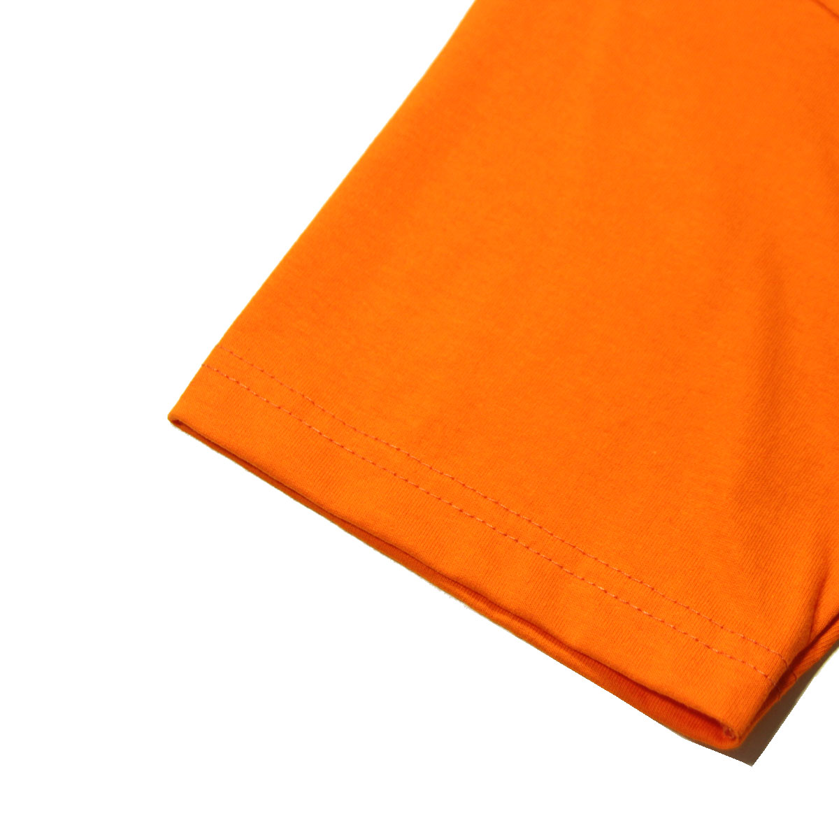 �ץ������ T����� ��� ������ PROCLUB ȾµT����� ���롼�ͥå�T����� HEAVY WEIGHT COTTON SHORT SLEEVE CREW NECK T-SHIRT ORANGE TANGERINE #101  �礭�������� AB6B B1C C1D D1E E10F