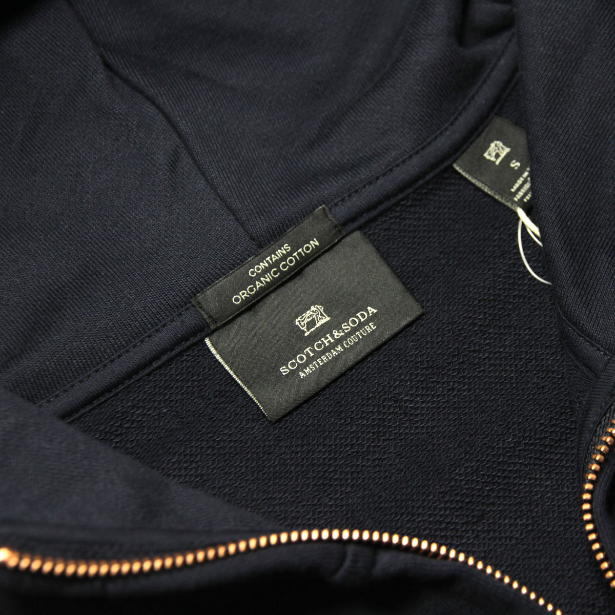 åɥ ѡ  Ź SCOTCHSODA åץåץѡ ˥ååȥ ORGANIC COTTON FELPA ZIP-THRU HOODIE D NIGHT 162347 0002 43811 78 A39B B1C C1D D5E E06F