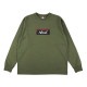 �ʥ� ��� ĹµT����� ��������Ź NANGA ���롼�ͥå� ���� ����T ECO HYBRID BOX LOGO LONG SLEEVE TEE NW2431-1E150 GRN GREEN