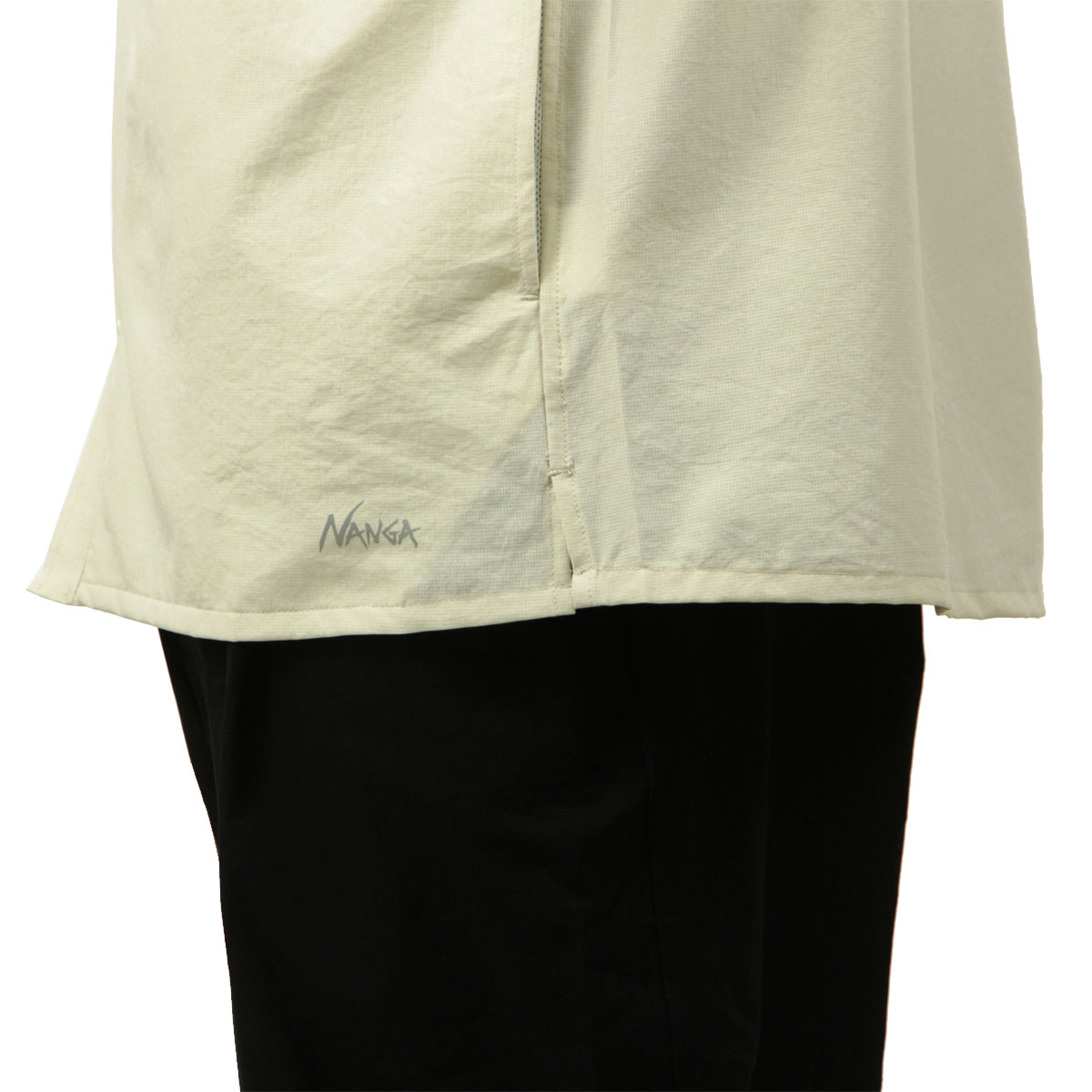 �ʥ� ��� Ⱦµ����� ��������Ź NANGA �ɥåȥ��� �ܥ�������� DotAir COMFY SHORT SLEEVE SHIRT S.BEG BEIGE NW2411-1E900