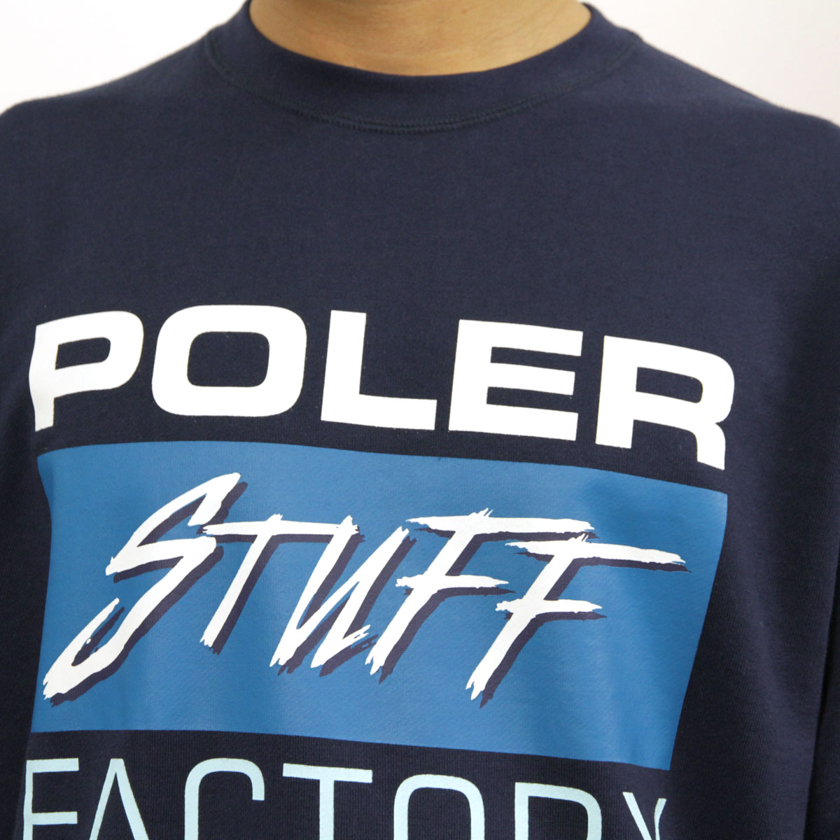 �ݡ��顼 ����T ��� ��������Ź POLER ĹµT����� ���롼�ͥå�T����� FACTORY TEAM CREWNECK FLEECE 21250026-NVY NAVY