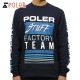 �ݡ��顼 ����T ��� ��������Ź POLER ĹµT����� ���롼�ͥå�T����� FACTORY TEAM CREWNECK FLEECE 21250026-NVY NAVY