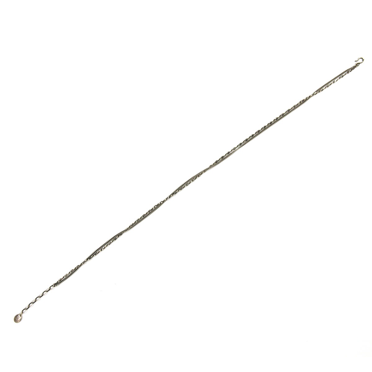 �ϥ�� HARIM �ͥå��쥹�������� �֥쥹��å� HARIM COMBINATION CHAINS NECKLACE/BRACELET HRC013 SILVER 925 OXIDIZED BLACK A82B B3C C3D D8E E32F