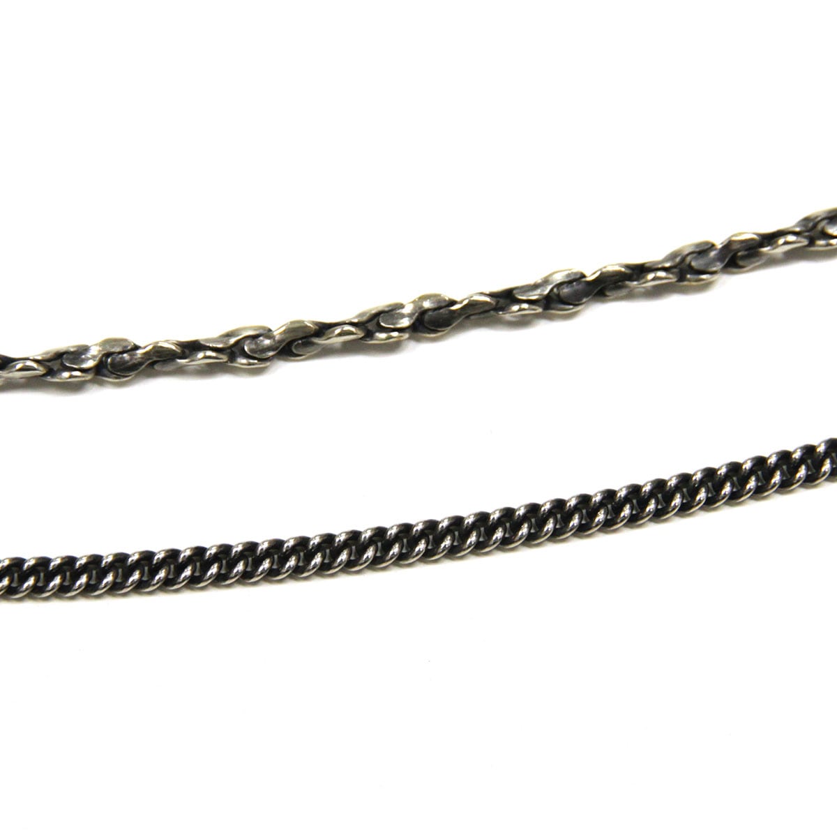 �ϥ�� HARIM �ͥå��쥹�������� �֥쥹��å� HARIM COMBINATION CHAINS NECKLACE/BRACELET HRC013 SILVER 925 OXIDIZED BLACK A82B B3C C3D D8E E32F