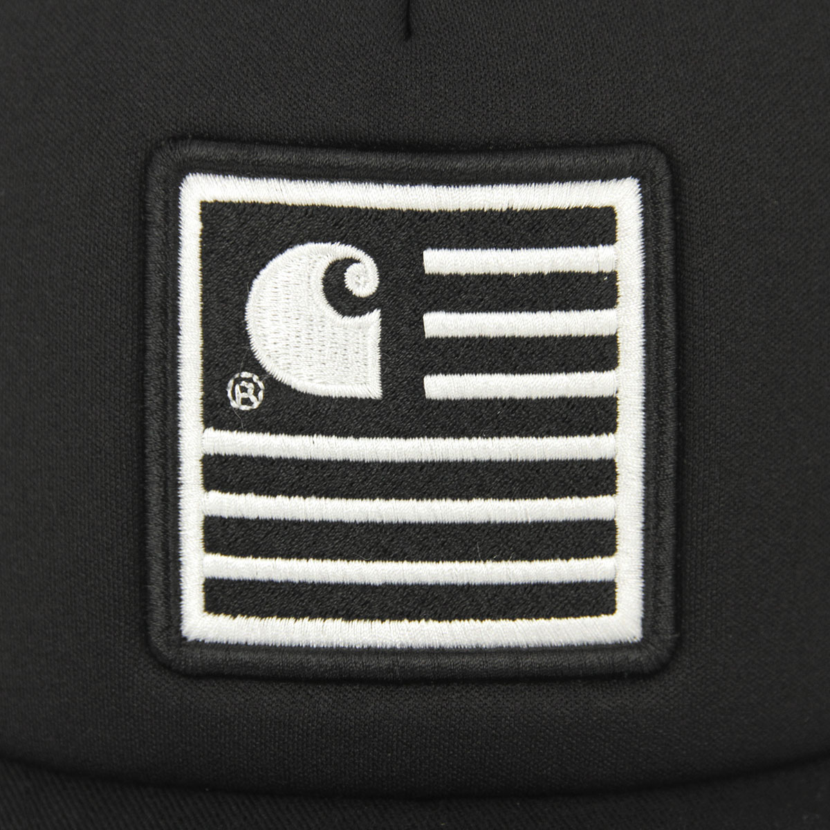 �����ϡ��� ����å� ��� ������ CARHARTT WIP ����å� ˹�� STATE PATCH TRUCKER CAP BLACK i026367-8900 AB0B B3C C3D D4E E13F