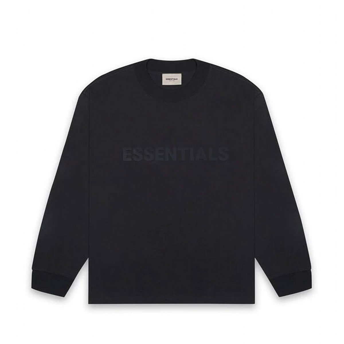 フィアオブゴッド fog essentials ロンT メンズ 正規品 FEAR OF GOD エッセンシャルズ 長袖Tシャツ ロゴ クルーネック FOG - FEAR OF GOD ESSENTIALS LONG SLEEVE T-SHIRT BLACK AA5B B1C C1D D2E ...