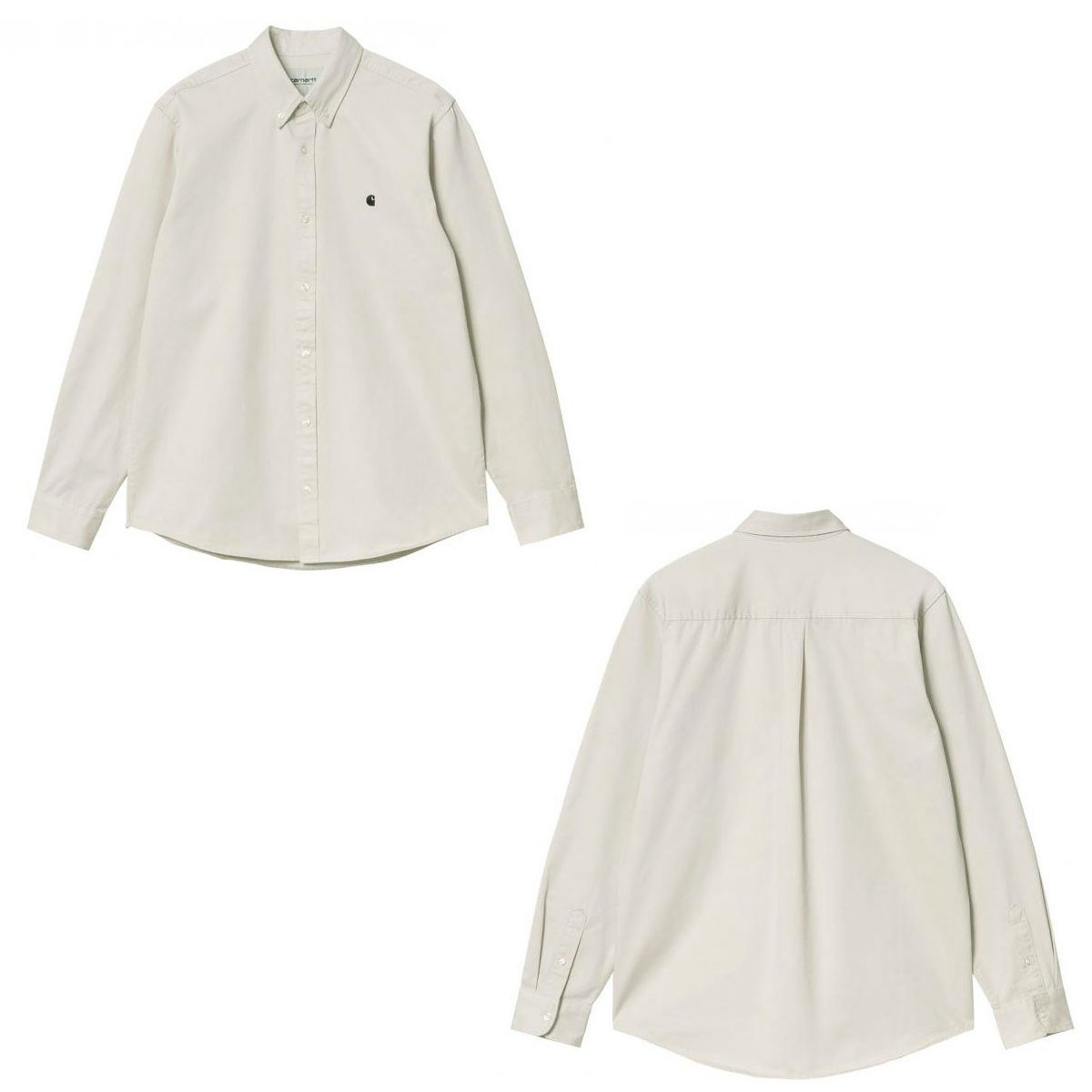 �����ϡ��� ����� ��� ��������Ź CARHARTT WIP Ĺµ����� �ܥ�������󥷥�� LONG SLEEVE MADISON SHIRT MOONBEAM / BLACK I023339 2DUXX AB0B B1C C1D D6E E01F