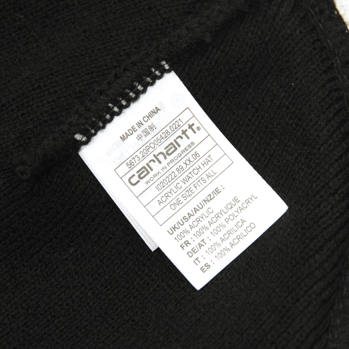 �����ϡ��� �ӡ��ˡ� ��� ��ǥ����� ��������Ź CARHARTT WIP ��å�����å� �˥å�˹ ˹�� ACRYLIC WATCH HAT BLACK I020222 89XX AB0B B3C C3D D4E E13F