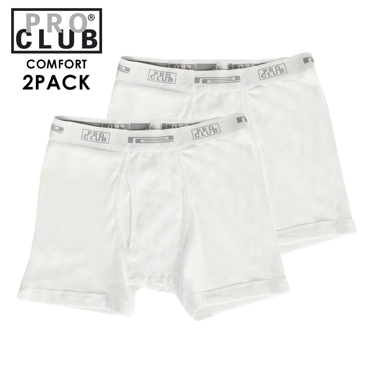 �ץ������ ���� ��� ��������Ź PROCLUB �ܥ������ѥ�� ������������� �礭�������� 2���� COMFORT SOFT COTTON BOXER BRIEF WHITE #173 2PACK AB6B B1C C7D D2E E01F