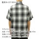 �����ȥå� ��� Ⱦµ����� ������ CALTOP CALTOP ACRYLIC OMBRE CHECK SHORT SLEEVE SHIRTS GREY / WHITE Ⱦµ ����ȥå� �����å������ �ե�ͥ륷��� �ͥ륷��� ����֥� ������ɥ������� ���硼�ȥ��꡼�� 2000SS AC3B B1C C1D D6E E02F