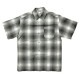 �����ȥå� ��� Ⱦµ����� ������ CALTOP CALTOP ACRYLIC OMBRE CHECK SHORT SLEEVE SHIRTS GREY / WHITE Ⱦµ ����ȥå� �����å������ �ե�ͥ륷��� �ͥ륷��� ����֥� ������ɥ������� ���硼�ȥ��꡼�� 2000SS AC3B B1C C1D D6E E02F