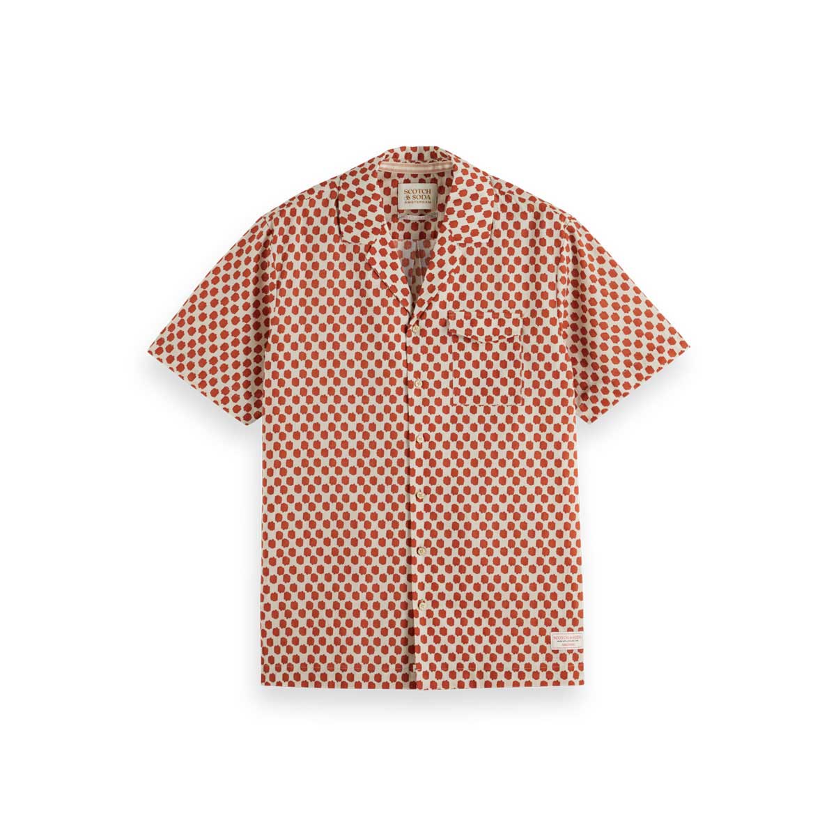 �����å�����ɥ����� ��� Ⱦµ����� ��������Ź SCOTCH��SODA �ܥ�������� �����ϥ���� PRINTED SHORT SLEEVE SHIRT 177060 6989 12410 79 POLKA RED BOAT A39B B1C C1D D6E E04F