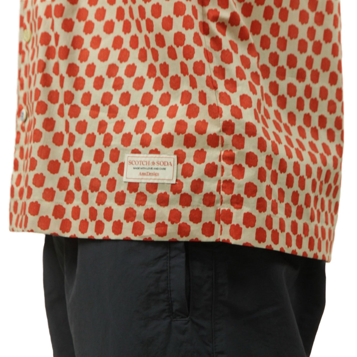 �����å�����ɥ����� ��� Ⱦµ����� ��������Ź SCOTCH��SODA �ܥ�������� �����ϥ���� PRINTED SHORT SLEEVE SHIRT 177060 6989 12410 79 POLKA RED BOAT A39B B1C C1D D6E E04F