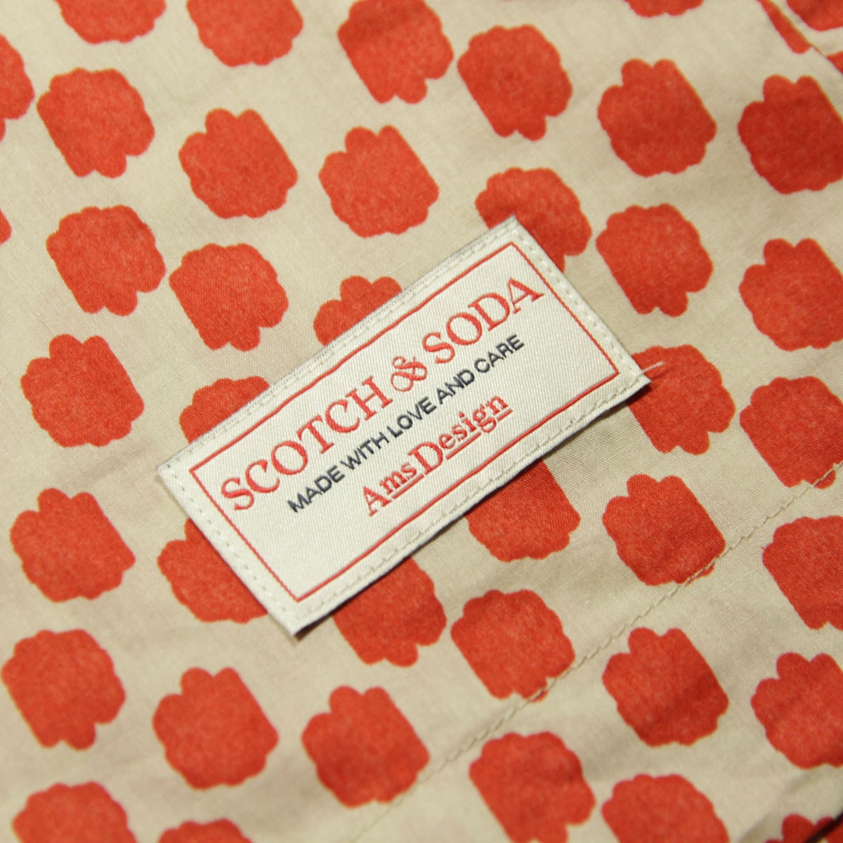 �����å�����ɥ����� ��� Ⱦµ����� ��������Ź SCOTCH��SODA �ܥ�������� �����ϥ���� PRINTED SHORT SLEEVE SHIRT 177060 6989 12410 79 POLKA RED BOAT A39B B1C C1D D6E E04F