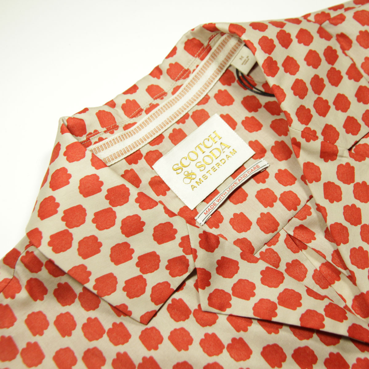 �����å�����ɥ����� ��� Ⱦµ����� ��������Ź SCOTCH��SODA �ܥ�������� �����ϥ���� PRINTED SHORT SLEEVE SHIRT 177060 6989 12410 79 POLKA RED BOAT A39B B1C C1D D6E E04F