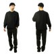 �ʥ� ��� �������å� ��������Ź NANGA ���롼�ͥå� �ȥ졼�ʡ� DRY MIX TERRY CREW SWEAT FLEECE N2530-1K101A BLK BLACK