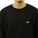 �ʥ� ��� �������å� ��������Ź NANGA ���롼�ͥå� �ȥ졼�ʡ� ���� ECO HYBRID MINI BOX LOGO EMBROIDERY SWEATSHIRT P.BLK PURE BLACK NW2441-1F013