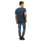 ̡ǥ T Ź Nudie Jeans ȾµT  Raw Hem T-shirt 131349 4030 B25 Navy A62B B1C C1D D1E E06F