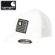 �����ϡ��� ����å� ��� ������ CARHARTT WIP ����å� ˹�� STATE PATCH TRUCKER CAP WHITE i026367-0200 AB0B B3C C3D D4E E01F