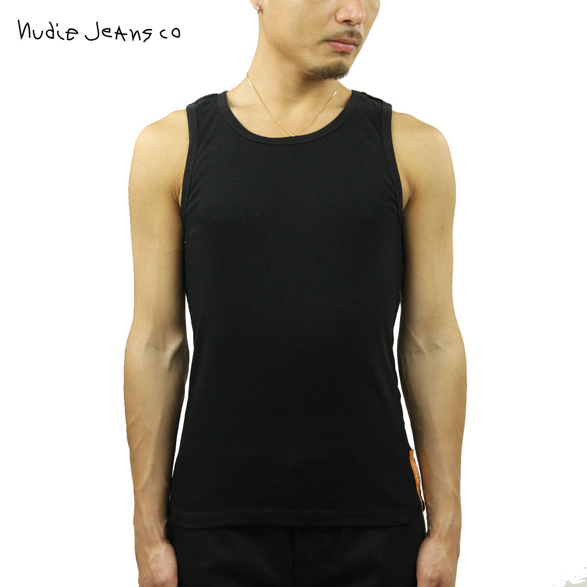 ̡ǥ 󥯥ȥå  Ź Nudie Jeans  Tank Top Black 170164 A62B B1C C1D D1E E13F