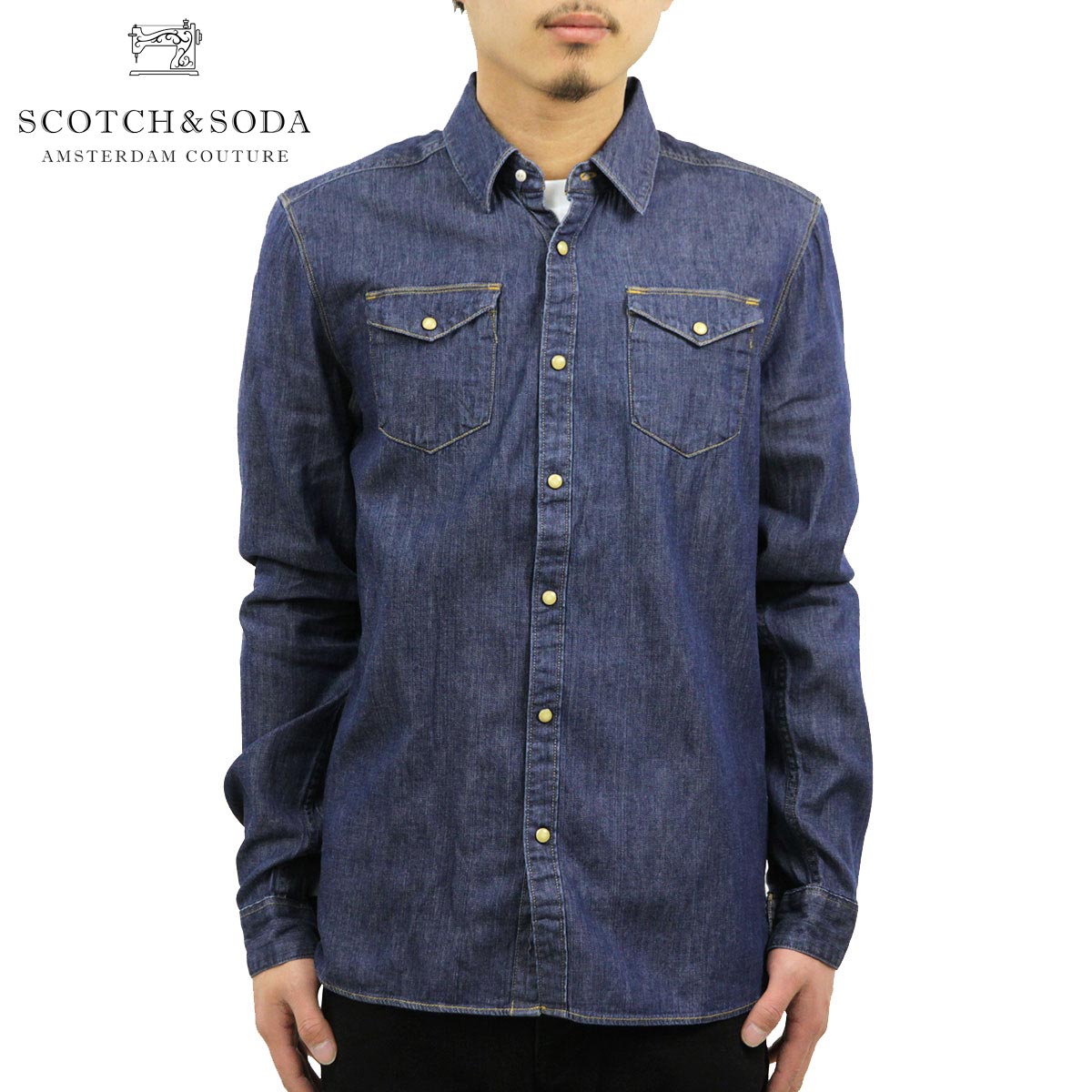 åɥ   Ź SCOTCHSODA Ĺµ  Amsterdams Blauw classic weatern shirt 128093 F A39B B1C C1D D6E E06F