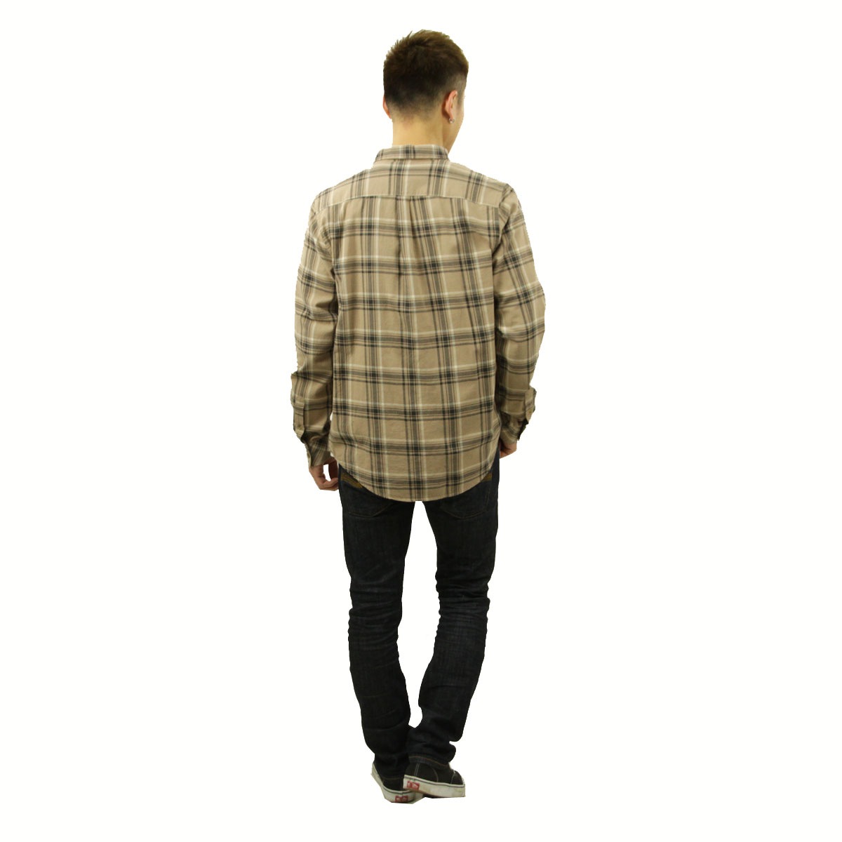 ̡ǥ å  Ź Nudie Jeans Ĺµ ܥ 奢륷 CHUCK CHECK SHIRT 140701 B16 BEIGE A62B B1C C1D D6E E18F