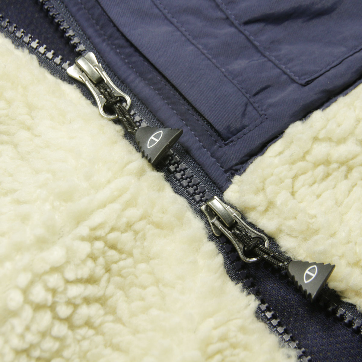 �ݡ��顼 ��� �ե꡼�����㥱�å� ��������Ź POLER �������� �ܥ� ������ѥ��㥱�å� JACQUARD SHERPA JACKET D 243MCV0022-BEG BEIGE