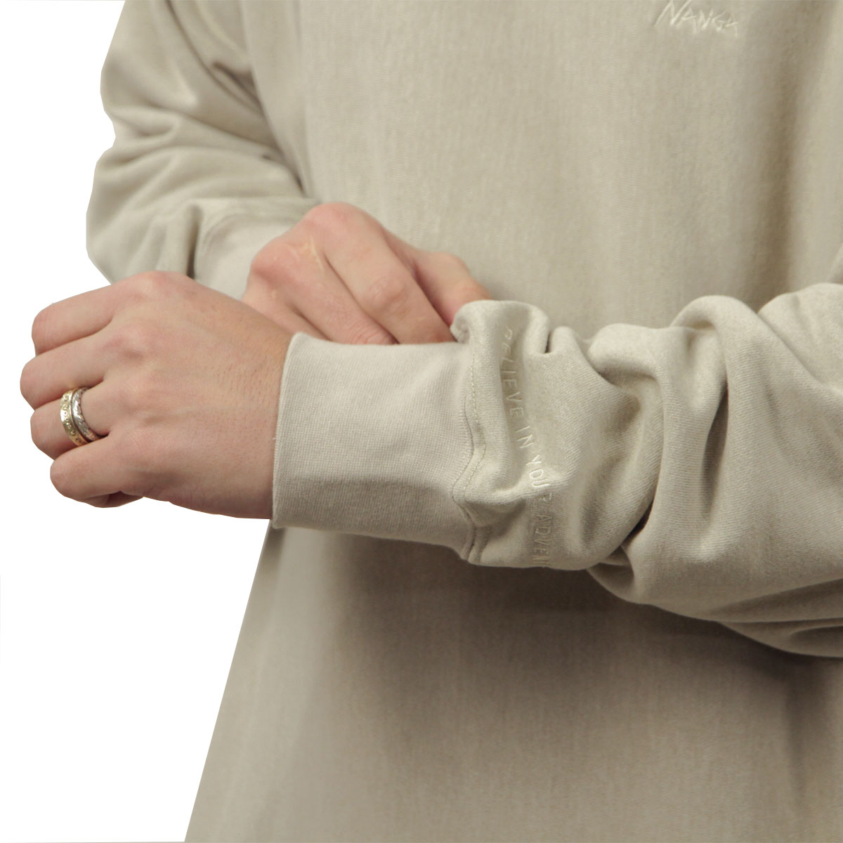 �ʥ� ��� �������å� ��������Ź NANGA ���롼�ͥå� �ȥ졼�ʡ� DRY MIX TERRY CREW SWEAT FLEECE N2530-1K101A IVO IVORY A16B B1C C1D D5E E18F