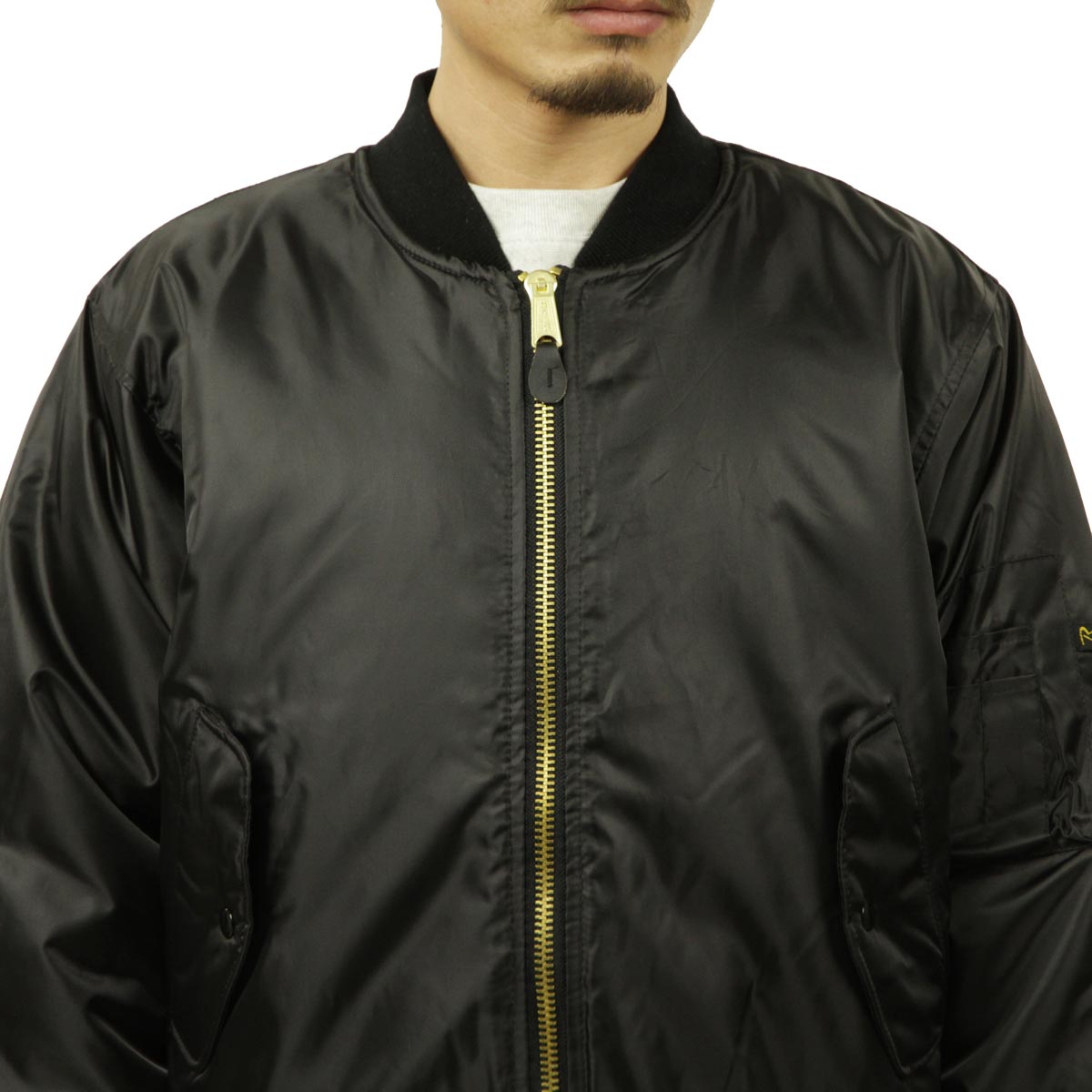 ������ MA-1 ��� ������ ROTHCO �ե饤�ȥ��㥱�å� �������� ROTHCO MA-1 FLIGHT JACKET BLACK 7324 A98B B1C C1D D4E E13F