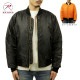 ������ MA-1 ��� ������ ROTHCO �ե饤�ȥ��㥱�å� �������� ROTHCO MA-1 FLIGHT JACKET BLACK 7324 A98B B1C C1D D4E E13F