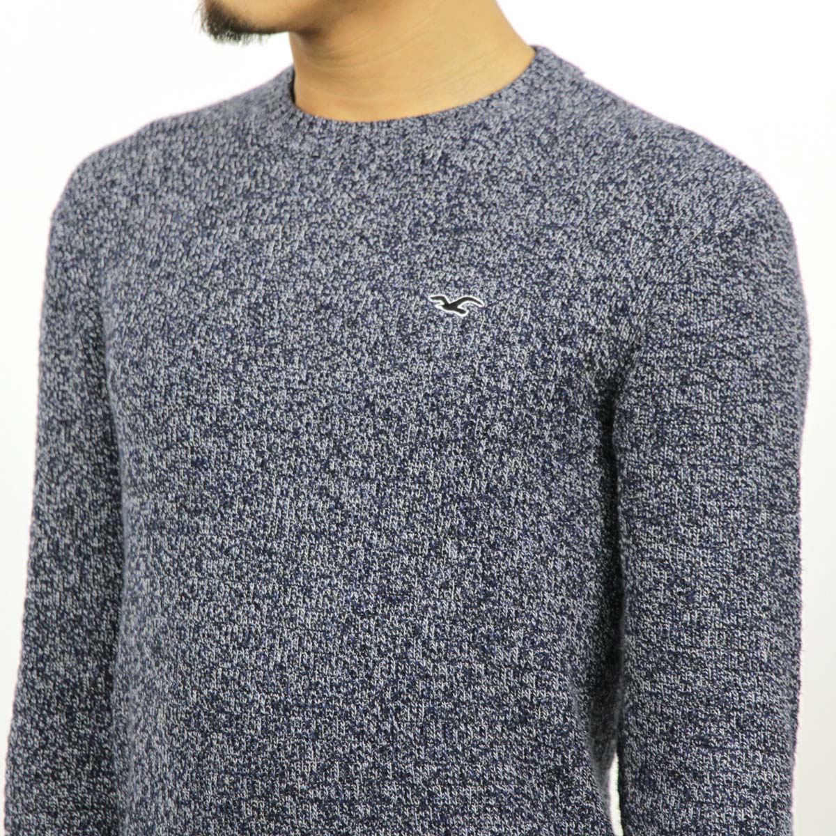 �ۥꥹ���� �������� ��� ������ HOLLISTER ���롼�ͥå���������  Waffle Crewneck Sweater 320-201-0690-220 A03B B1C C1D D7E E06F