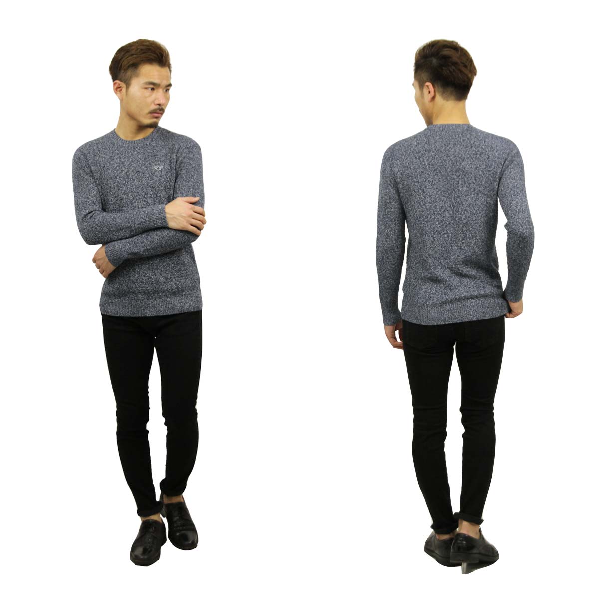 �ۥꥹ���� �������� ��� ������ HOLLISTER ���롼�ͥå���������  Waffle Crewneck Sweater 320-201-0690-220 A03B B1C C1D D7E E06F