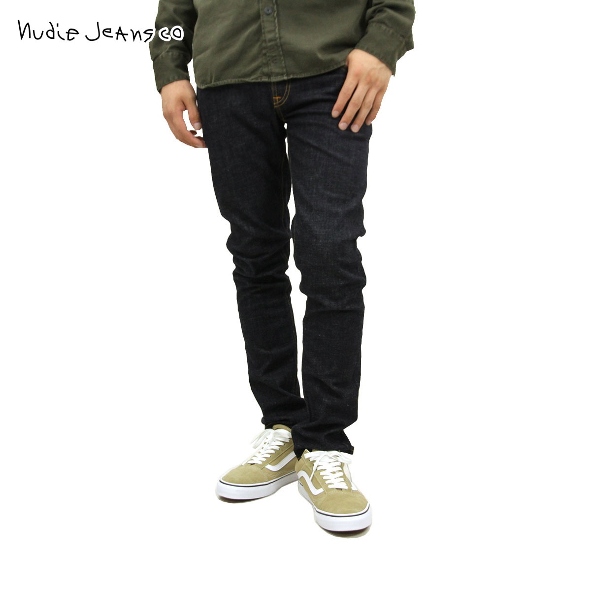 �̡��ǥ��������� ������ ��� ��������Ź Nudie Jeans �����ѥ�  Long John Org. Twill Rinsed 035 1112870 A62B B1C C2D D1E E06F