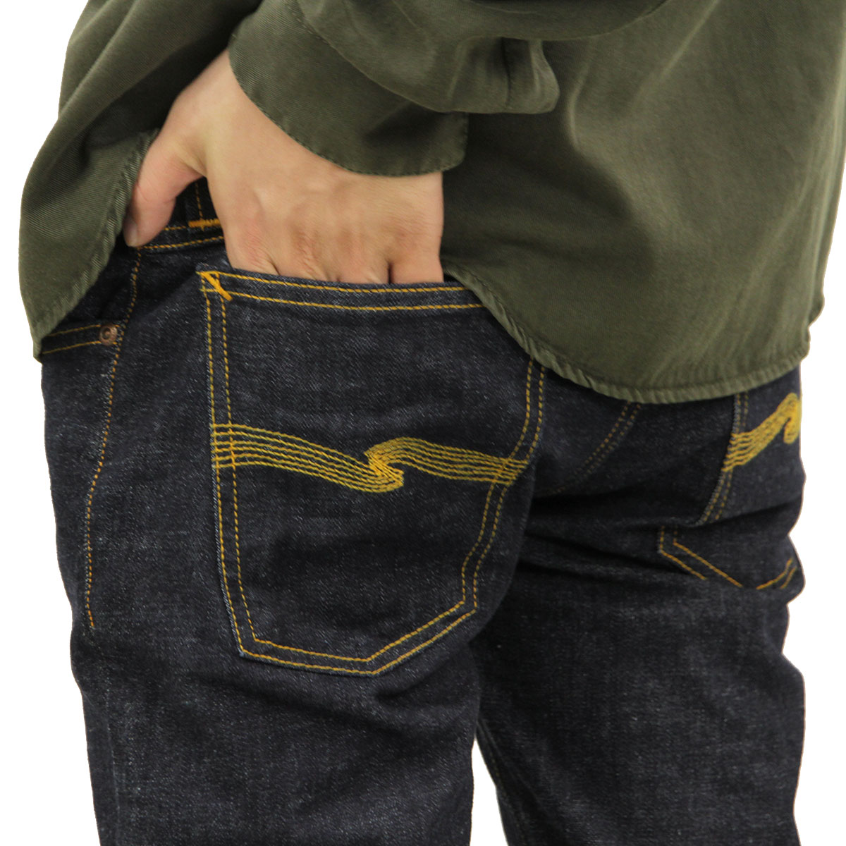 �̡��ǥ��������� ������ ��� ��������Ź Nudie Jeans �����ѥ�  Long John Org. Twill Rinsed 035 1112870 A62B B1C C2D D1E E06F