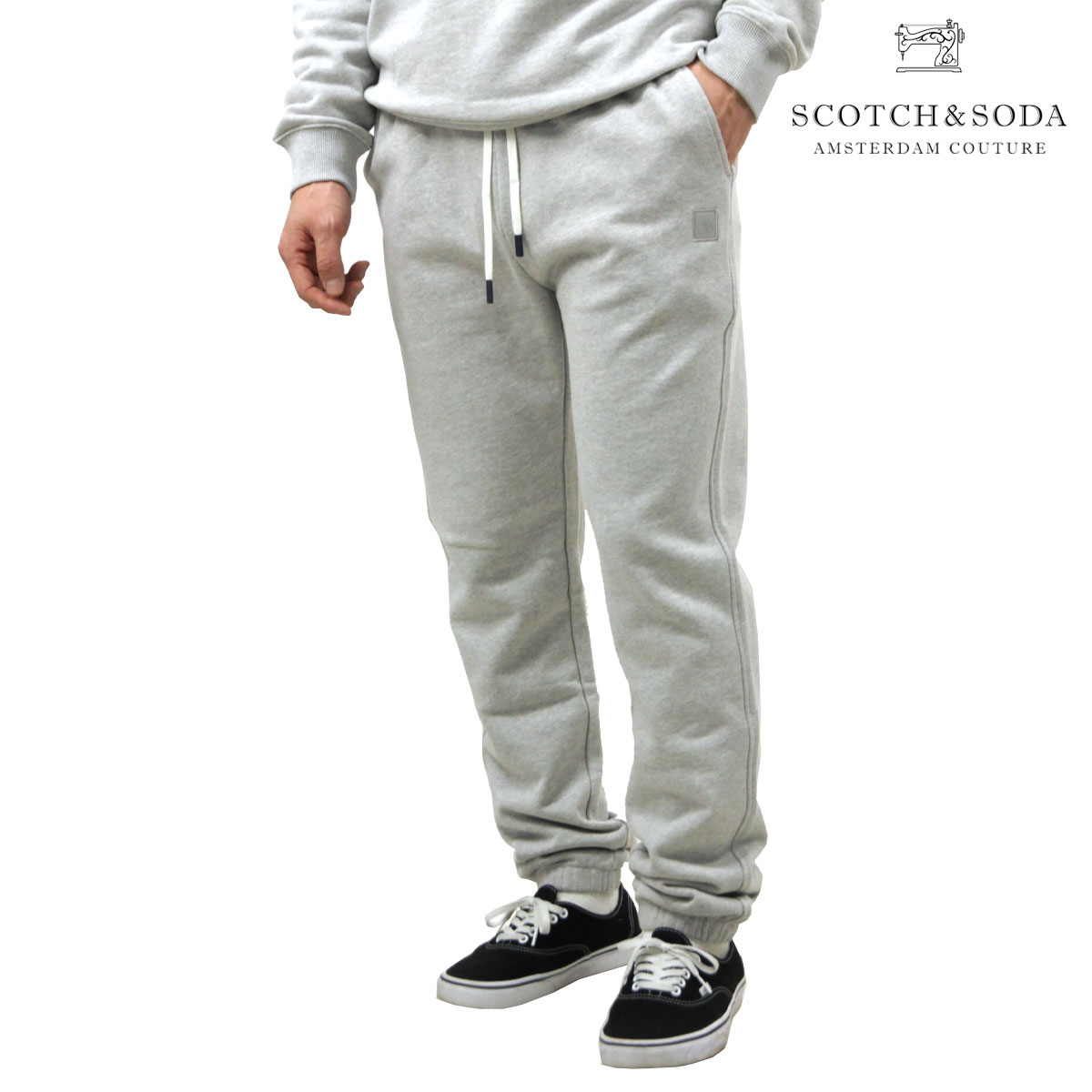 �����å�����ɥ����� ��� �������åȥѥ�� ��������Ź SCOTCH&SODA �ܥȥॹ ���󥰥ѥ�� ���� CORE - LOGO FLEECE SWEAT PANT GREY MELANGE 179200 050 53501 03 A39B B1C C2D D6E E02F