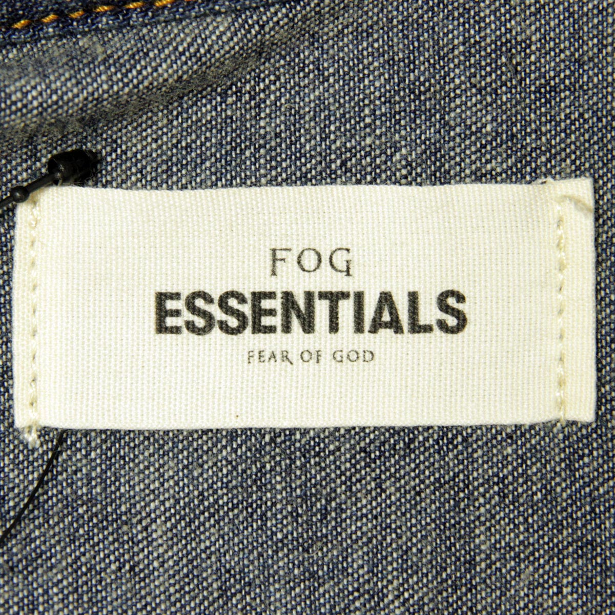 �ե������֥��å� fog essentials ����� ��� ������ FEAR OF GOD Ĺµ�ǥ˥ॷ��� FOG - FEAR OF GOD ESSENTIALS DENIM LONG SLEEVE BUTTON UP SHIRT DARK INDIGO AA5B B1C C1D D6E E06