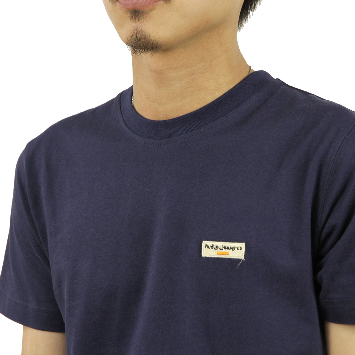 ̡ǥ T  Ź Nudie Jeans ȾµT 롼ͥåT DANIEL LOGO CREW TEE MIDNIGHT B97 131613 A62B B1C C1D D1E E06F