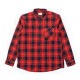 ̡ǥ å  Ź Nudie Jeans Ĺµ ܥ 奢륷 STEN BUFFALO CHECK SHIRT 140615 R30 RED ALERT A62B B1C C1D D6E E11F