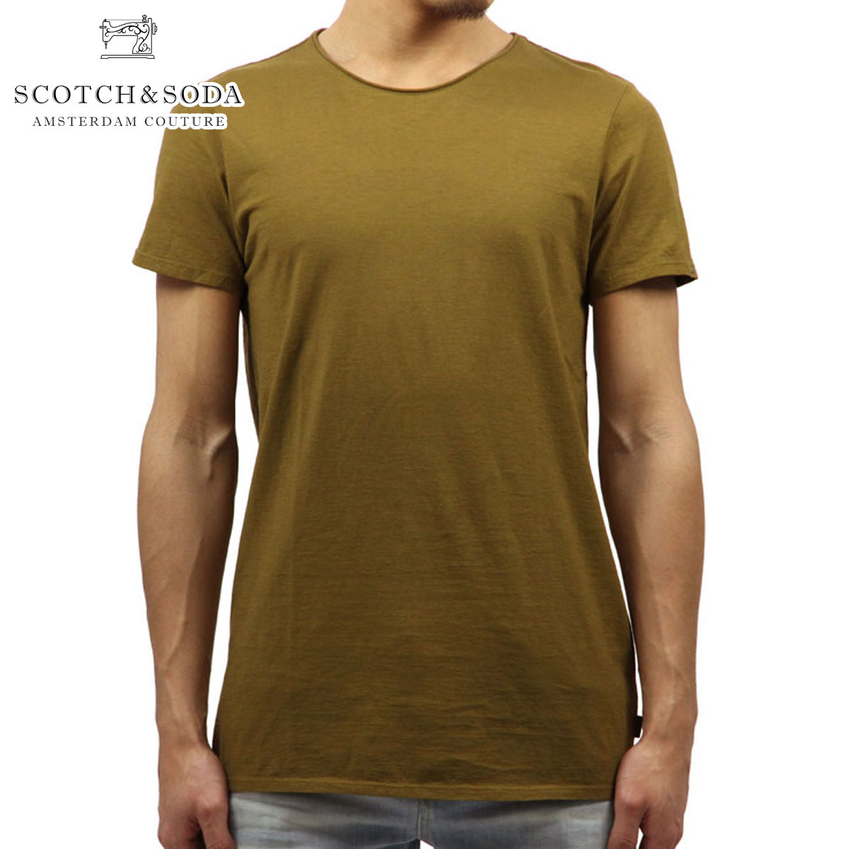 �����å�����ɥ����� T����� ��������Ź SCOTCH��SODA ȾµT�����  CLASSIC CREWNECK TEE 136449 0456 OLIVE A39B B1C C1D D1E E04F