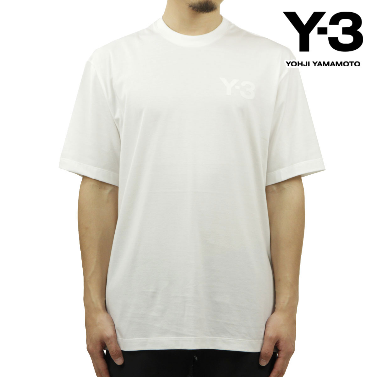磻꡼  ȾµT  Y-3 롼ͥå 硼ȥ꡼  ץ M CLASSIC CHEST LOGO SHORT SLEEVE TEE FN3359 CORE WHITE