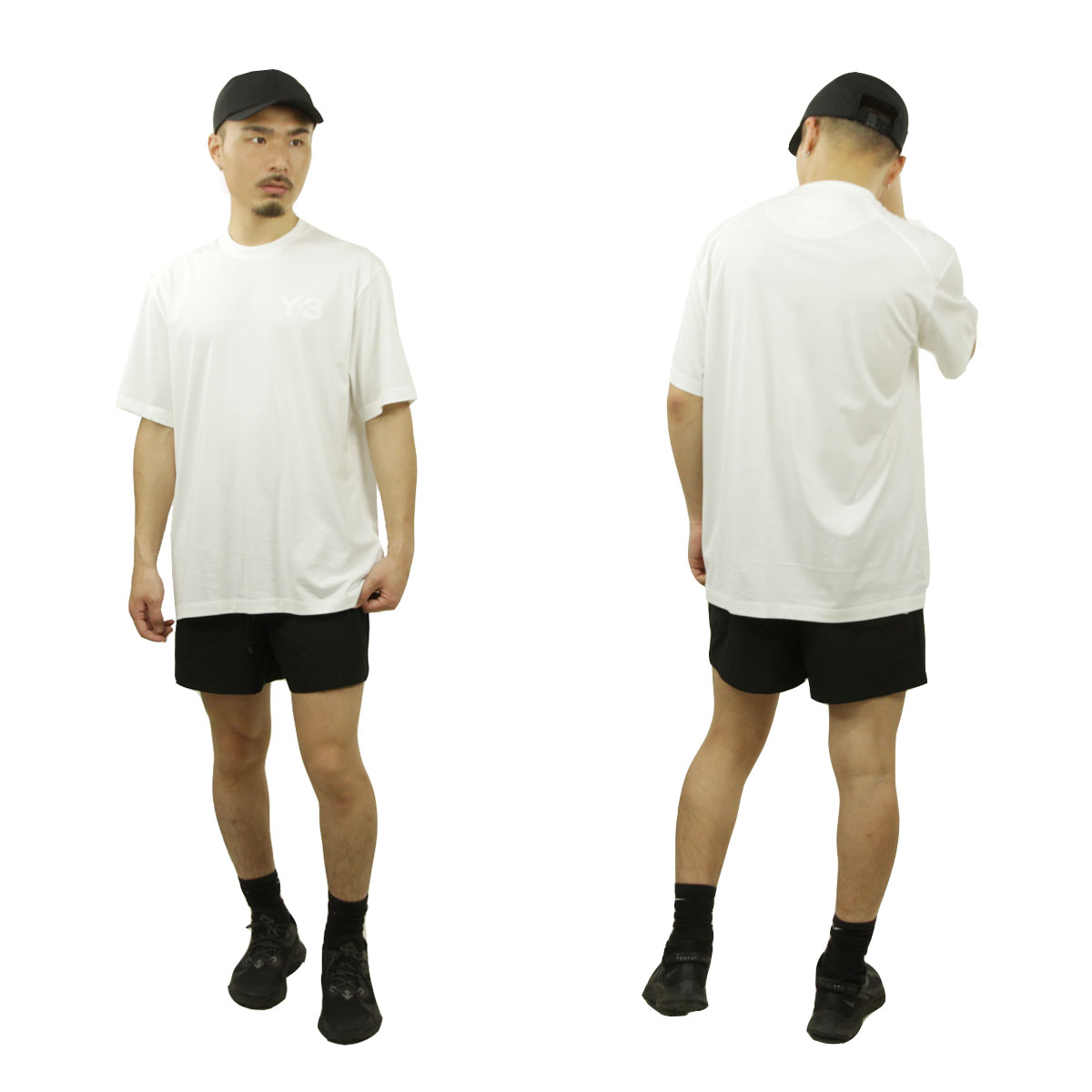 磻꡼  ȾµT  Y-3 롼ͥå 硼ȥ꡼  ץ M CLASSIC CHEST LOGO SHORT SLEEVE TEE FN3359 CORE WHITE