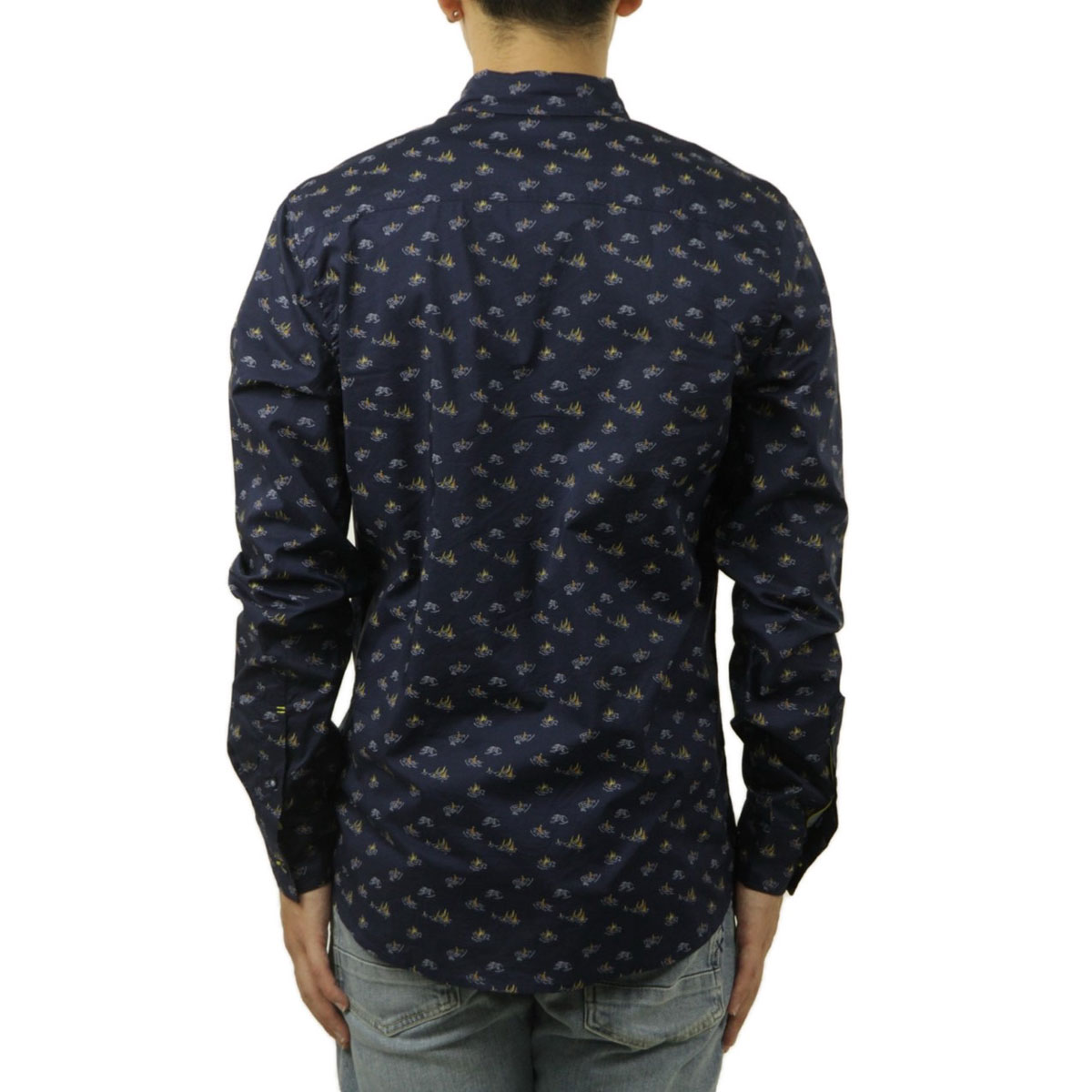 �����å�����ɥ����� ��� Ĺµ����� ��������Ź SCOTCH��SODA �ܥ�������� DITSY AOP SHIRT P 175483 7113 11413 79 NAVY BLUE SAILBOAT AOP A39B B1C C1D D6E E07F