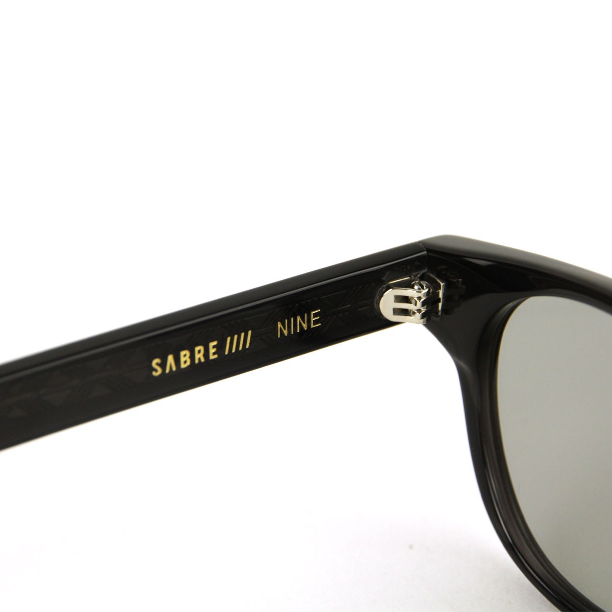 �����С� ��� ��ǥ����� ���󥰥饹 ��������Ź SABRE �᤬�� �ʥ��� NINE CLEAR BLACK FRAME SUNGLASS L GREY LENS SS24-108CB-LG-J