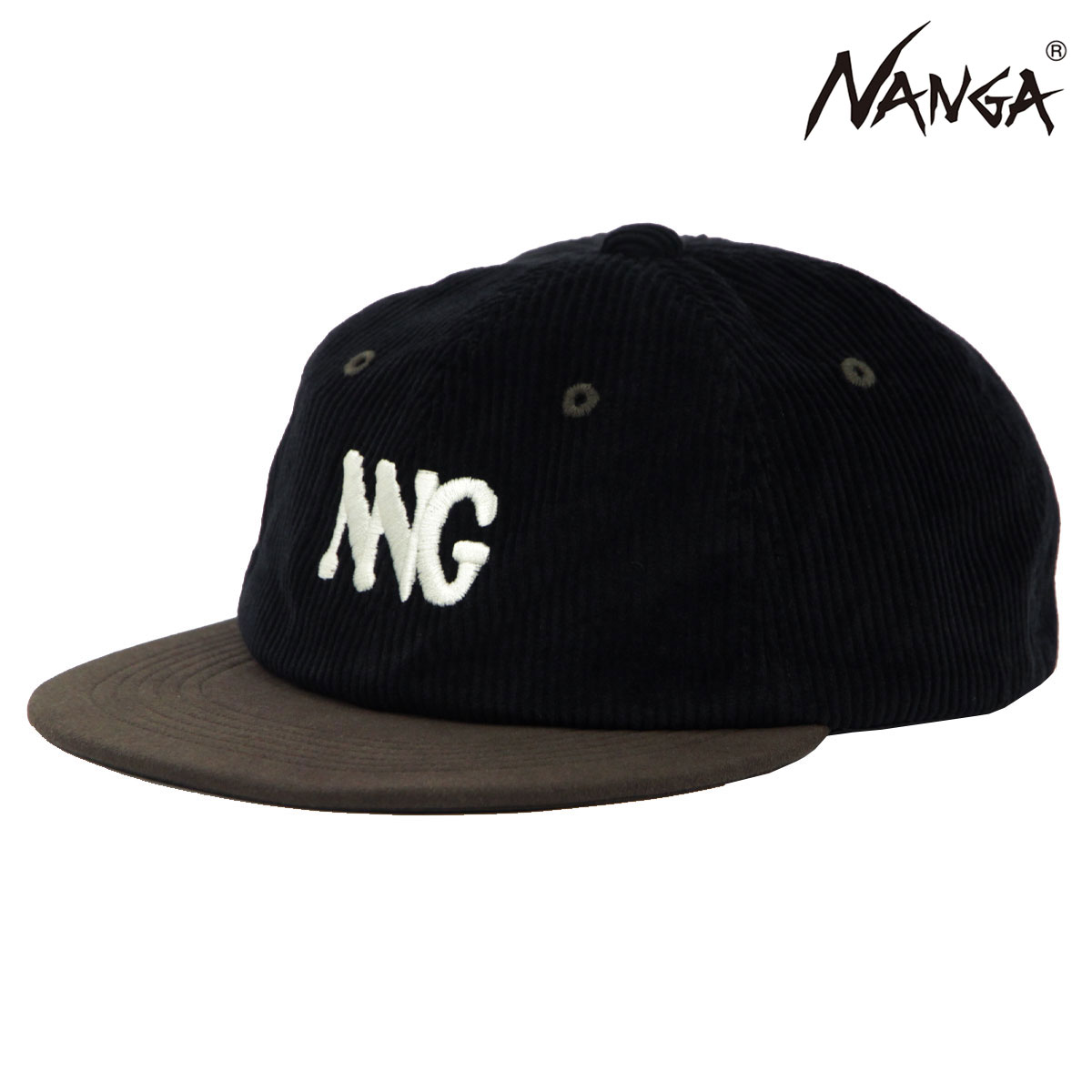 �ʥ� ��� ��ǥ����� ����å� ��������Ź NANGA �����ǥ���� ���� ˹�� CORDUROY NNG LOGO CAP N2532-3A057Z BLK BLACK