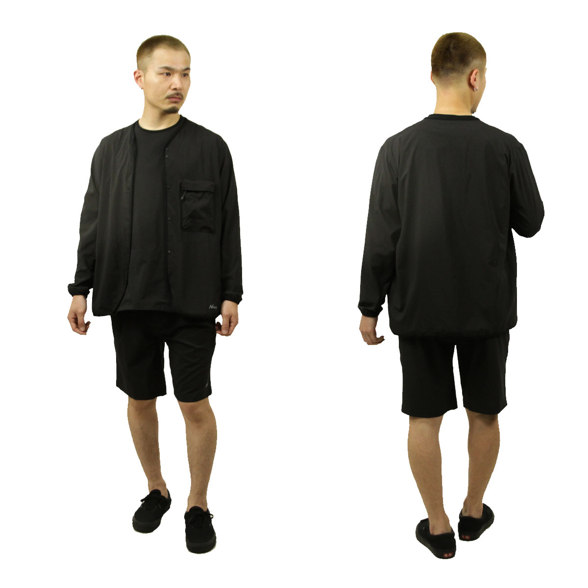 �ʥ� ��� �����ǥ����� ��������Ź NANGA ��Ǽ��ǽ �ܥ�������� ���� PLC EXCURSION CARDIGAN BLK BLACK N2500-1T405A