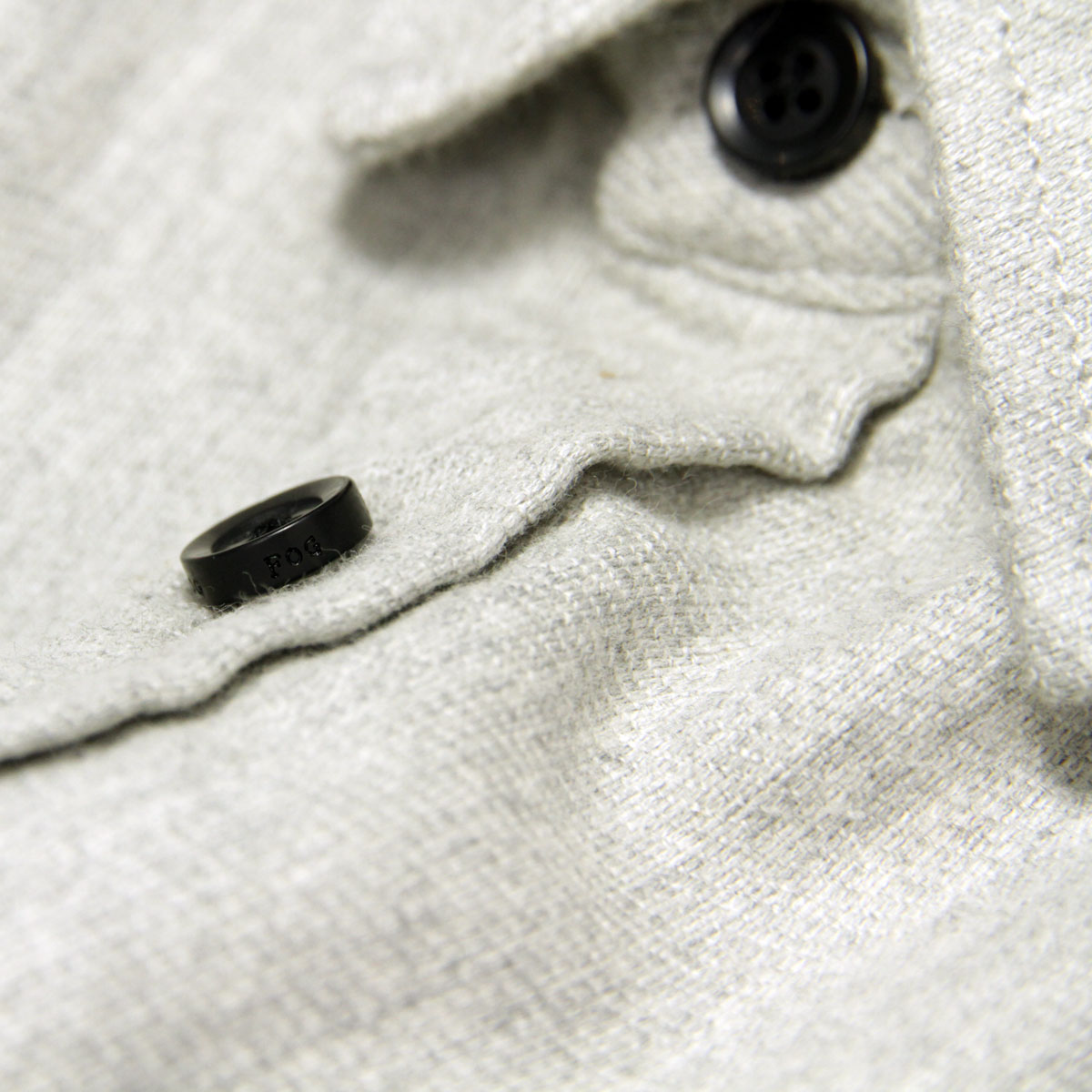 �ե������֥��å� fog essentials ����� ��� ������ FEAR OF GOD Ĺµ����� FOG - FEAR OF GOD ESSENTIALS WOVEN LONG SLEEVE BUTTON UP SHIRT HEATHER GREY AA5B B1C C1D D6E E02