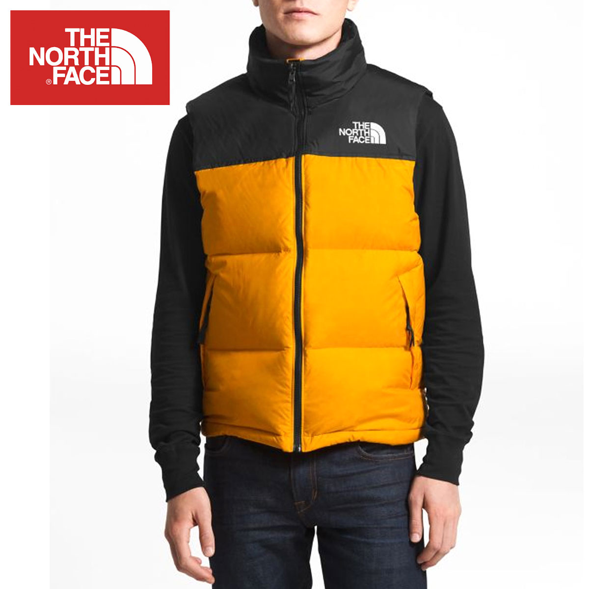 �Ρ����ե����� THE NORTH FACE ������ ��� ������٥��� ��ȥ��̥ץ��٥��� �������� TNF 1996 RETRO NUPTSE VEST ORANGE A14B B1C C1D D4E E10F