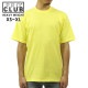 �ץ������ T����� ��� ������ PROCLUB ȾµT����� ���롼�ͥå�T����� HEAVY WEIGHT COTTON SHORT SLEEVE CREW NECK T-SHIRT YELLOW #101  �礭�������� AB6B B1C C1D D1E E12F